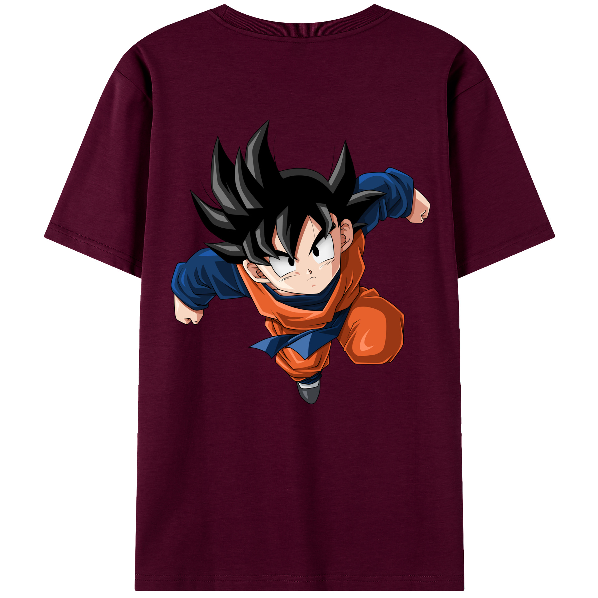 （画像用） ドラゴンボール 孫悟空（そん ごくう）Son Goku カカロット DRAGON BALL Kakarotto レディース半袖Tシャツ(バックプリント)